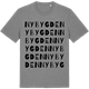 Mid Heather Gray t-shirt med Nybygden ordlek t-shirt
