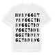 Nybygget ordlek t-shirt