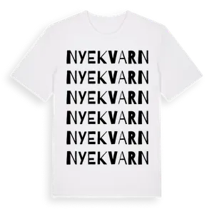 Nyekvarn ordlek t-shirt – ekologisk bomull t-shirt från Pinshirt