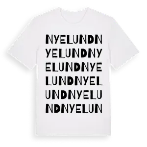 Nyelund ordlek t-shirt – ekologisk bomull t-shirt från Pinshirt