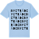 Blue Soul t-shirt med Nyeträde ordlek t-shirt