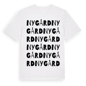 Nygård ordlek t-shirt – ekologisk bomull t-shirt från Pinshirt
