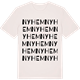 Vintage White t-shirt med Nyhem ordlek t-shirt