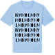 Blue Soul t-shirt med Nyholm ordlek t-shirt