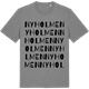 Mid Heather Gray t-shirt med Nyholmen ordlek t-shirt