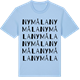 Blue Soul t-shirt med Nymåla ordlek t-shirt