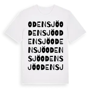 Odensjö ordlek t-shirt – ekologisk bomull t-shirt från Pinshirt