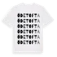 White t-shirt med Ödetofta ordlek t-shirt