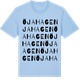 Blue Soul t-shirt med Öjahagen ordlek t-shirt