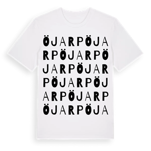 Öjarp ordlek t-shirt – ekologisk bomull t-shirt från Pinshirt