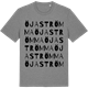 Mid Heather Gray t-shirt med Öjaströmma ordlek t-shirt