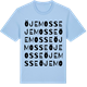 Blue Soul t-shirt med Öje mosse ordlek t-shirt