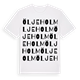 Öljeholm ordlek t-shirt