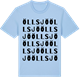 Blue Soul t-shirt med Öllsjö ordlek t-shirt
