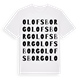 Olofsborg ordlek t-shirt