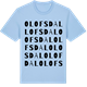 Blue Soul t-shirt med Olofsdal ordlek t-shirt