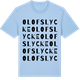 Blue Soul t-shirt med Olofslycke ordlek t-shirt