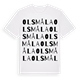 Olsmåla ordlek t-shirt