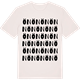 Vintage White t-shirt med Ön ordlek t-shirt