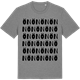 Mid Heather Gray t-shirt med Ön ordlek t-shirt