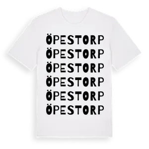 Öpestorp ordlek t-shirt – ekologisk bomull t-shirt från Pinshirt