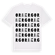 Orberg ordlek t-shirt