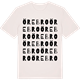 Vintage White t-shirt med Örebro ordlek t-shirt