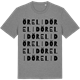 Mid Heather Gray t-shirt med Örelid ordlek t-shirt