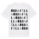 Örnafälla ordlek t-shirt