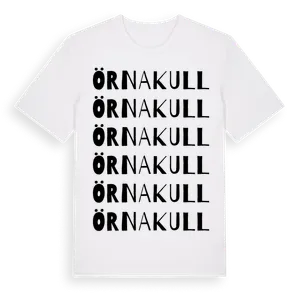 Örnakull ordlek t-shirt – ekologisk bomull t-shirt från Pinshirt