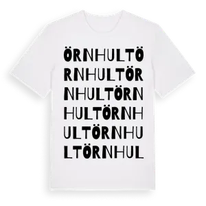 Örnhult ordlek t-shirt – ekologisk bomull t-shirt från Pinshirt