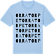 Blue Soul t-shirt med Orratorpet ordlek t-shirt