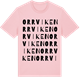 Pink Cotton t-shirt med Orrviken ordlek t-shirt