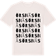 Vintage White t-shirt med Örsnäs ordlek t-shirt