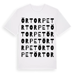 Örtorpet ordlek t-shirt – ekologisk bomull t-shirt från Pinshirt