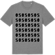 Mid Heather Gray t-shirt med Os ordlek t-shirt