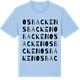 Blue Soul t-shirt med Osbacken ordlek t-shirt