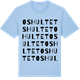 Blue Soul t-shirt med Oshultet ordlek t-shirt