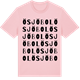 Pink Cotton t-shirt med Ösjöbol ordlek t-shirt
