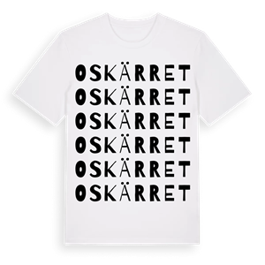 Oskärret ordlek t-shirt – ekologisk bomull t-shirt från Pinshirt