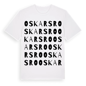 Oskarsro ordlek t-shirt – ekologisk bomull t-shirt från Pinshirt