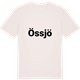 Vintage White t-shirt med Össjö fetstil t-shirt