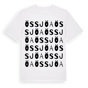 Össjöa ordlek t-shirt – ekologisk bomull t-shirt från Pinshirt