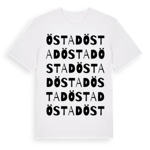Östad ordlek t-shirt – ekologisk bomull t-shirt från Pinshirt