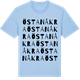 Blue Soul t-shirt med Östanåkra ordlek t-shirt