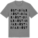 Mid Heather Gray t-shirt med Östanåkra ordlek t-shirt