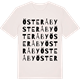 Vintage White t-shirt med Österåby ordlek t-shirt