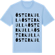 Blue Soul t-shirt med Österkulla ordlek t-shirt