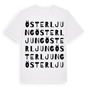 Österljung ordlek t-shirt – ekologisk bomull t-shirt från Pinshirt