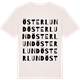 Vintage White t-shirt med Österlund ordlek t-shirt